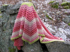 The Millefeuille Shawl was a big hit on Saturday!